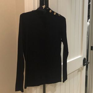 INC Black Turtleneck Sweater